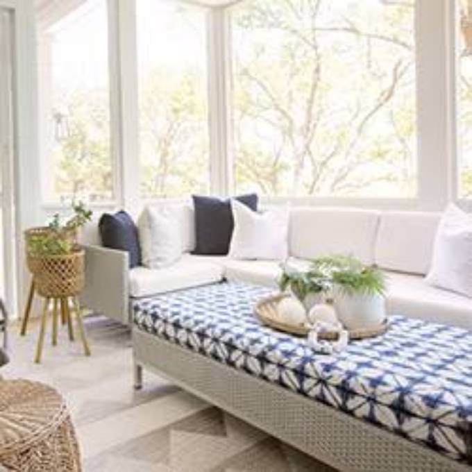 Picture of ELEMENTS LARGE OTTOMAN