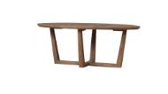 Picture of TEAK 48" OVAL SLED BASE COCKTAIL TABLE