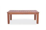 Picture of TEAK 45" RECTANGULAR TAPERED LEG COCKTAIL TABLE