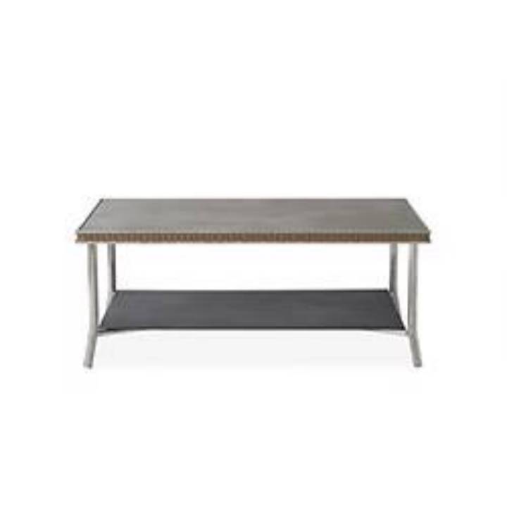 Picture of VISIONS 42" RECTANGULAR COCKTAIL TABLE WITH TAUPE GLASS