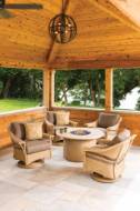 Picture of LOOM 48" ROUND FIRE TABLE