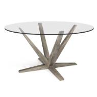 Picture of AURA GLASS TOP DINING TABLE