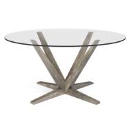 Picture of AURA GLASS TOP DINING TABLE