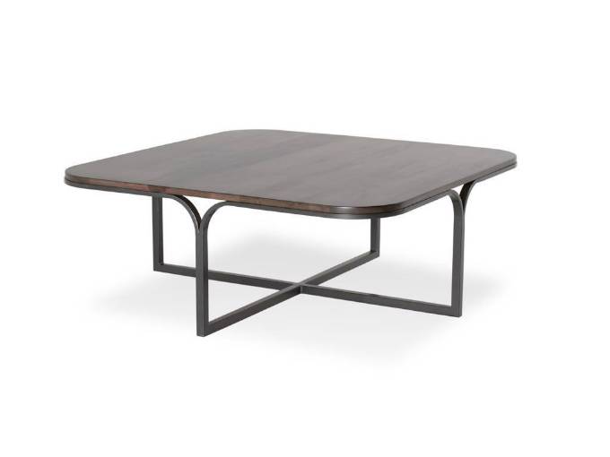 Picture of WAVE 42” SQUARE COCKTAIL TABLE-ON FLOOR