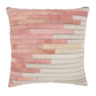 Picture of S4292 LEATHER HIDE THROW PILLOW