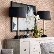 Picture of BLOCK TRELLIS LUXE RETREAT WALLPAPER