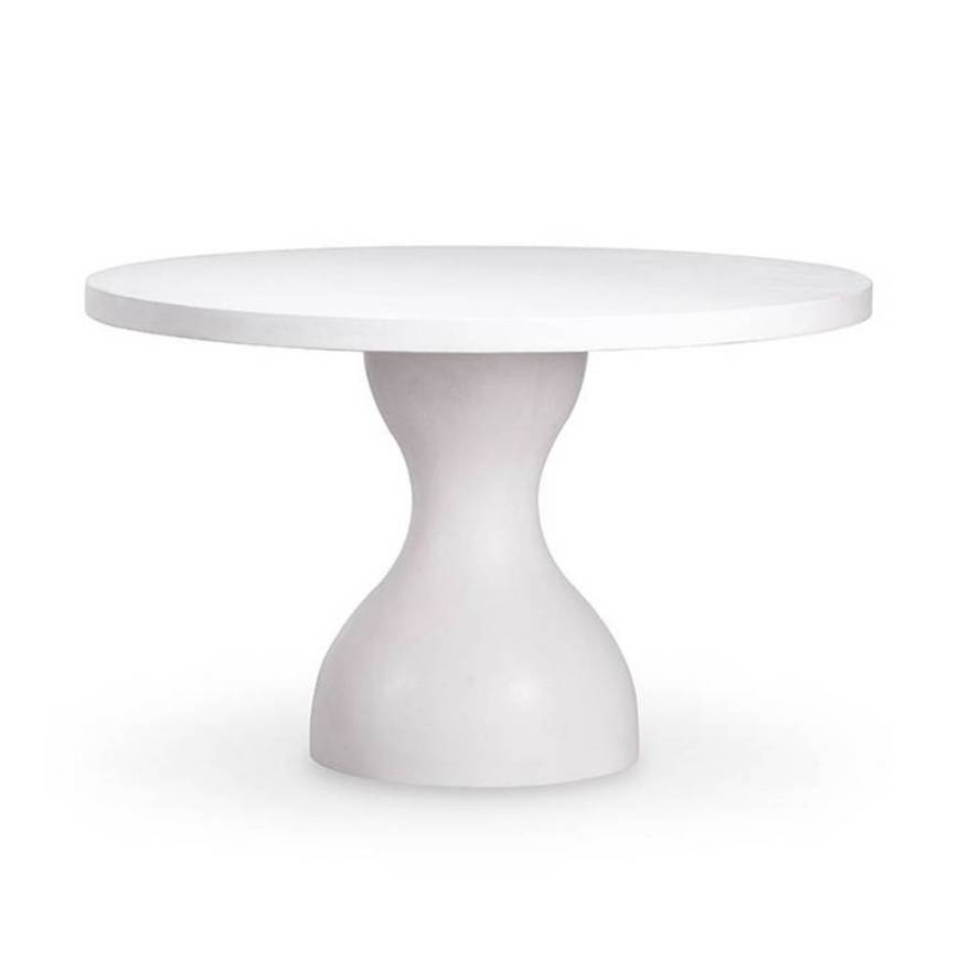Picture of PARROT DINING TABLE WITH 60" NATURAL IVORY CONCRETE TOP