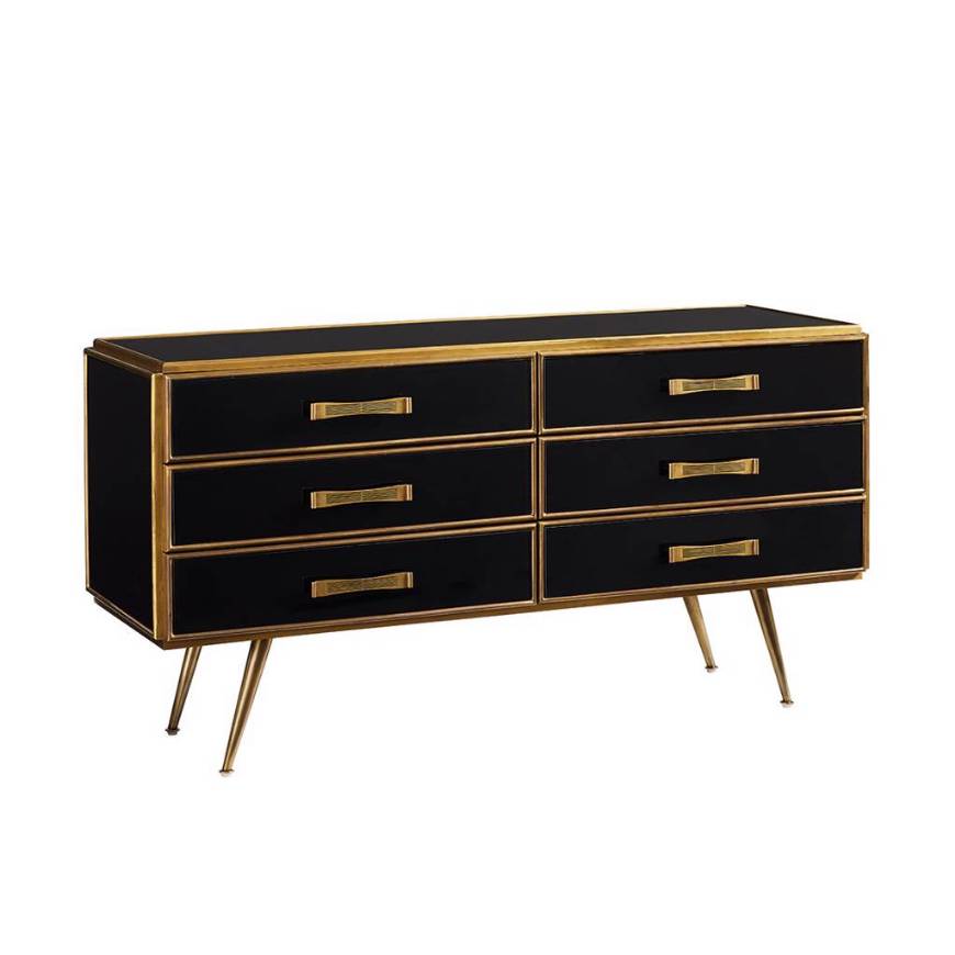 Picture of DEAN SMOKED MIRROR DRESSER