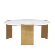 Picture of CHLOE LARGE MARBLE TOP COCKTAIL TABLE