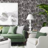 Picture of CORDELIA TOSSED PALMS COASTAL HAVEN WALLPAPER