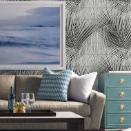 Picture of PALM TILE PEEL-AND-STICK LUXE HAVEN WALLPAPER