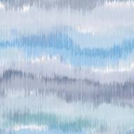 Picture of IKAT WAVES PEEL-AND-STICK LUXE HAVEN WALLPAPER