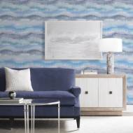 Picture of IKAT WAVES PEEL-AND-STICK LUXE HAVEN WALLPAPER