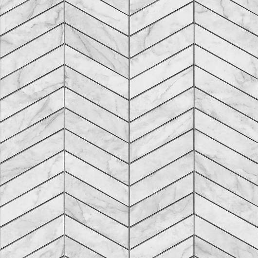 Picture of MARBLED CHEVRON PEEL-AND-STICK LUXE HAVEN WALLPAPER