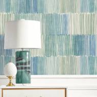 Picture of ARIELLE ABSTRACT STRIPE COASTAL HAVEN WALLPAPER