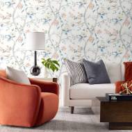 Picture of FLORAL TRAIL PEEL-AND-STICK LUXE HAVEN WALLPAPER