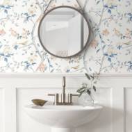 Picture of FLORAL TRAIL PEEL-AND-STICK LUXE HAVEN WALLPAPER