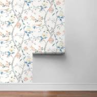 Picture of FLORAL TRAIL PEEL-AND-STICK LUXE HAVEN WALLPAPER