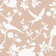 Picture of KAUAI BIRD TOILE COASTAL HAVEN WALLPAPER