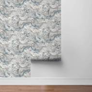 Picture of FAUX MARBLE PEEL-AND-STICK LUXE HAVEN WALLPAPER
