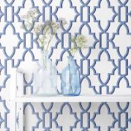 Picture of COASTAL LATTICE PEEL-AND-STICK LUXE HAVEN WALLPAPER