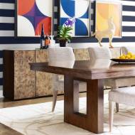 Picture of DESIGNER STRIPE PEEL-AND-STICK LUXE HAVEN WALLPAPER