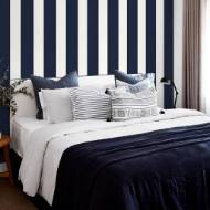 Picture of DESIGNER STRIPE PEEL-AND-STICK LUXE HAVEN WALLPAPER