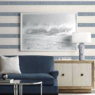 Picture of ALANI GEO STRIPE COASTAL HAVEN WALLPAPER