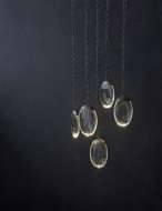 Picture of CELESTIAL PEBBLE CHANDELIER ROUND
