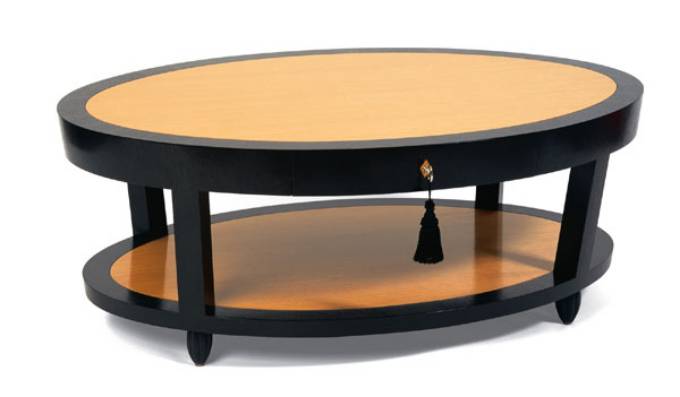 Picture of DEMILLE COFFEE TABLE - OVAL