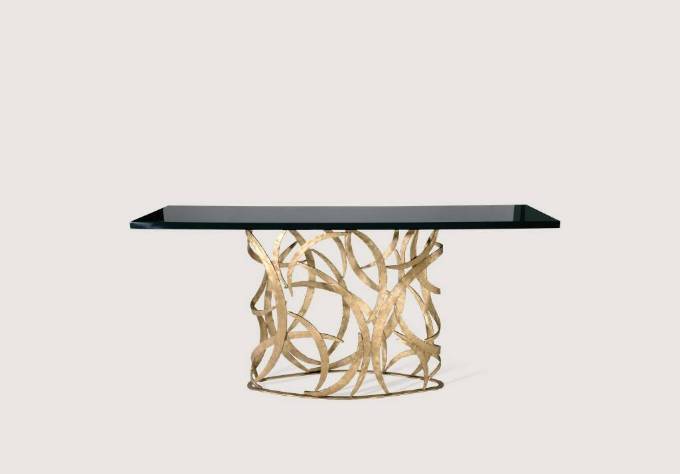 Picture of ELLIPTICAL MIRO CONSOLE TABLE