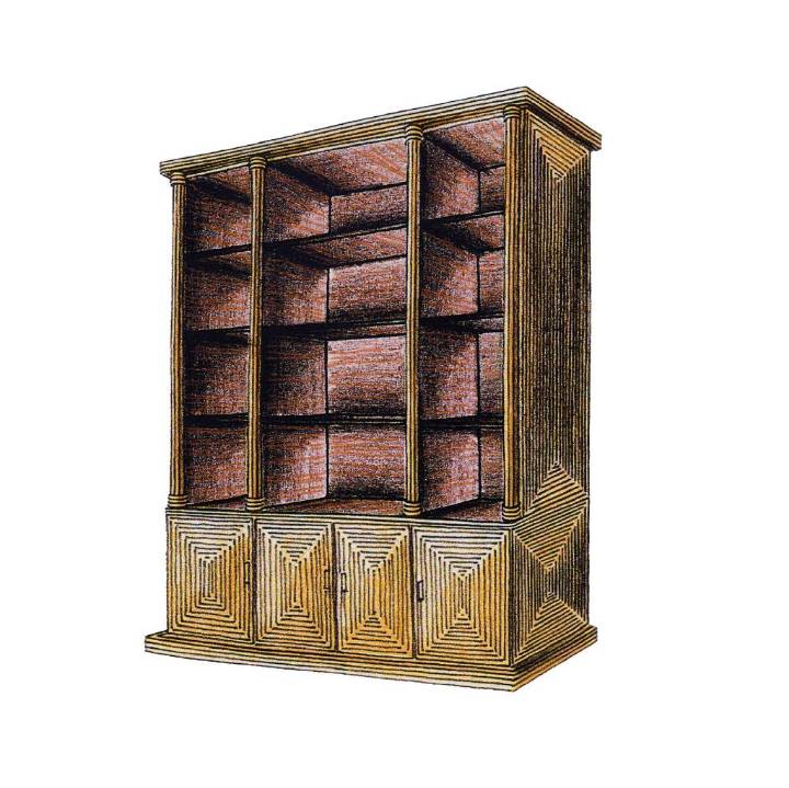 Picture of AFRITACO BOOKCASE CABINET