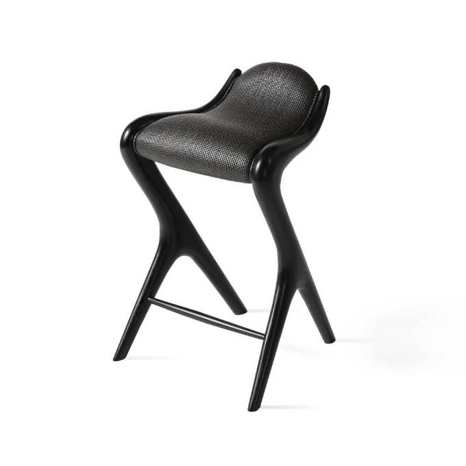 Picture of SCULPTED SADDLE SEAT COUNTER STOOL