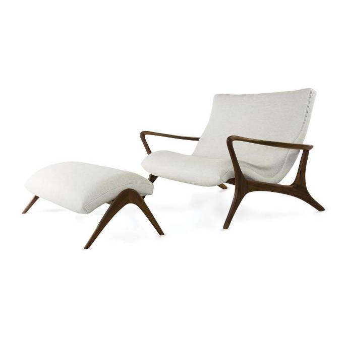 Picture of CONTOUR LOVESEAT & FOOTSTOOL