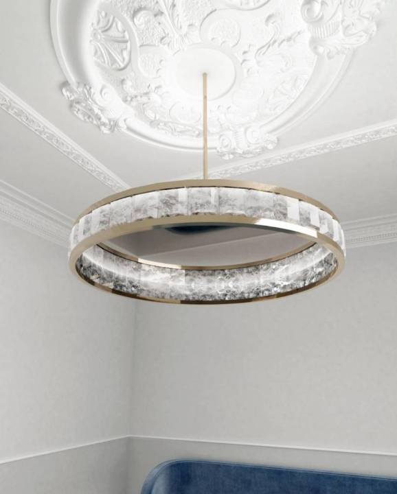 Picture of BELLA FIGURA SATIN CHANDELIER