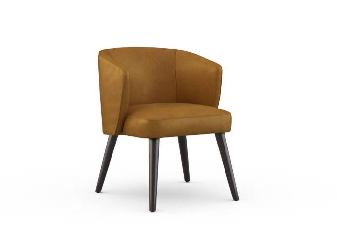 Picture of ARIANA LEATHER DINING ARM CHAIR