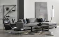 Picture of SEBASTIAN LEATHER SWIVEL CHAIR