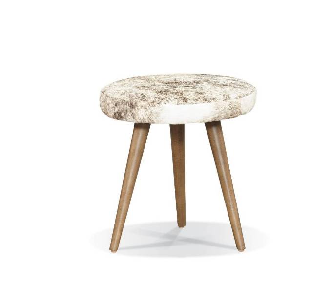 Picture of CHARRON LEATHER OTTOMAN