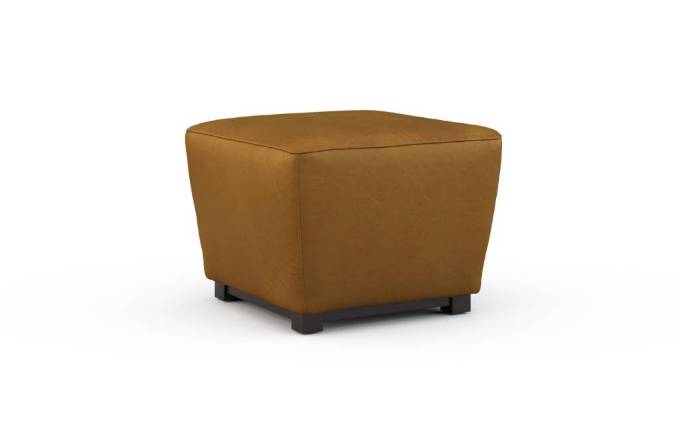 Picture of GAVYN LEATHER OTTOMAN