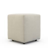 Picture of ELLIOTT LEATHER CASTER OTTOMAN