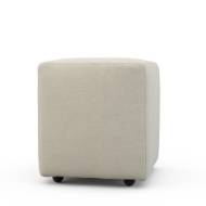 Picture of ELLIOTT LEATHER CASTER OTTOMAN