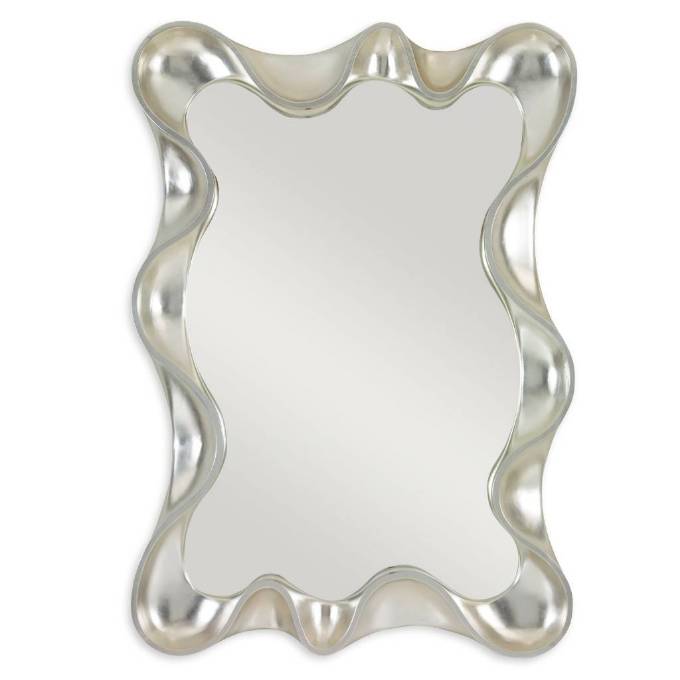 Picture of SCALLOPED MIRROR - SILVER