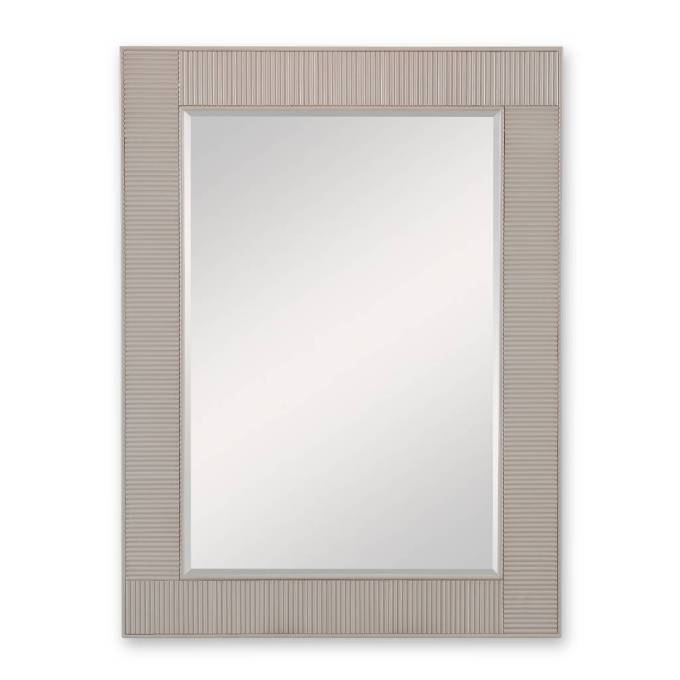 Picture of REEDED MIRROR - LINEN
