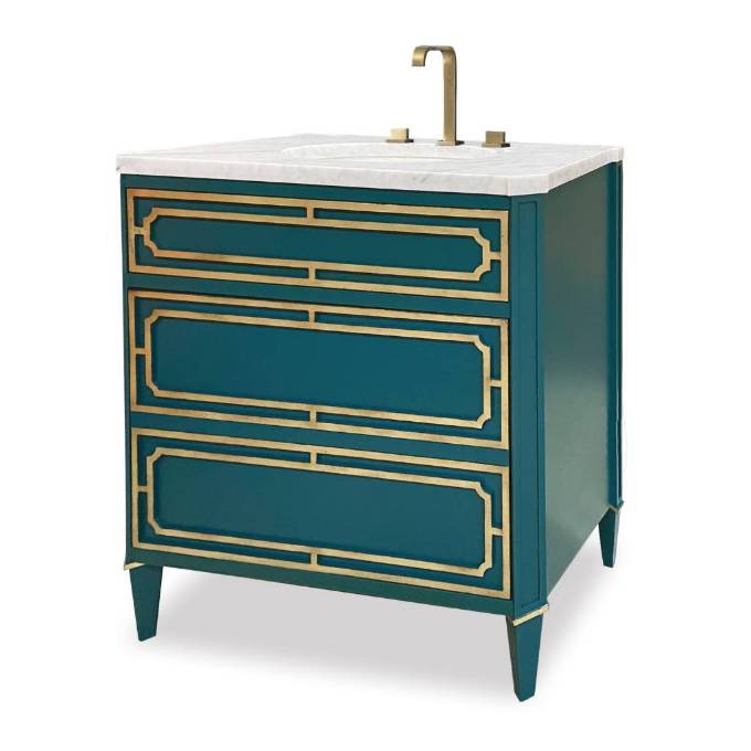 Picture of EMPEROR MEDIUM SINK CHEST - PEACOCK