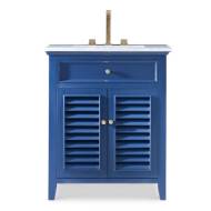 Picture of LOUVERED MEDIUM SINK CHEST - CADET BLUE