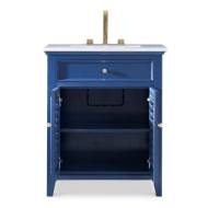 Picture of LOUVERED MEDIUM SINK CHEST - CADET BLUE