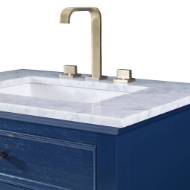 Picture of LOUVERED MEDIUM SINK CHEST - CADET BLUE