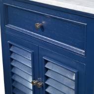 Picture of LOUVERED MEDIUM SINK CHEST - CADET BLUE