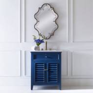 Picture of LOUVERED MEDIUM SINK CHEST - CADET BLUE
