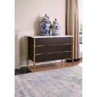 Picture of CHISELED CHEST - WALNUT / GOLD